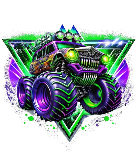 Age Monster Truck Birthday PNG | Personalized Monster Truck Age Shirt For Birthday | Birthday png | Grave Digger Monster Truck
