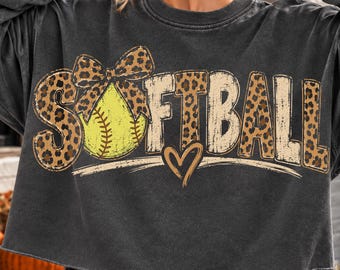 Baseball- und Softball-Weihnachtsmotiv, künstlich, zerrissen, ausgefranst, Leoparden- und Gepardenmuster, verblasster Look, Mama-PNG-Softball-Clipart, Reise-Baseball- und Softball-Turnier