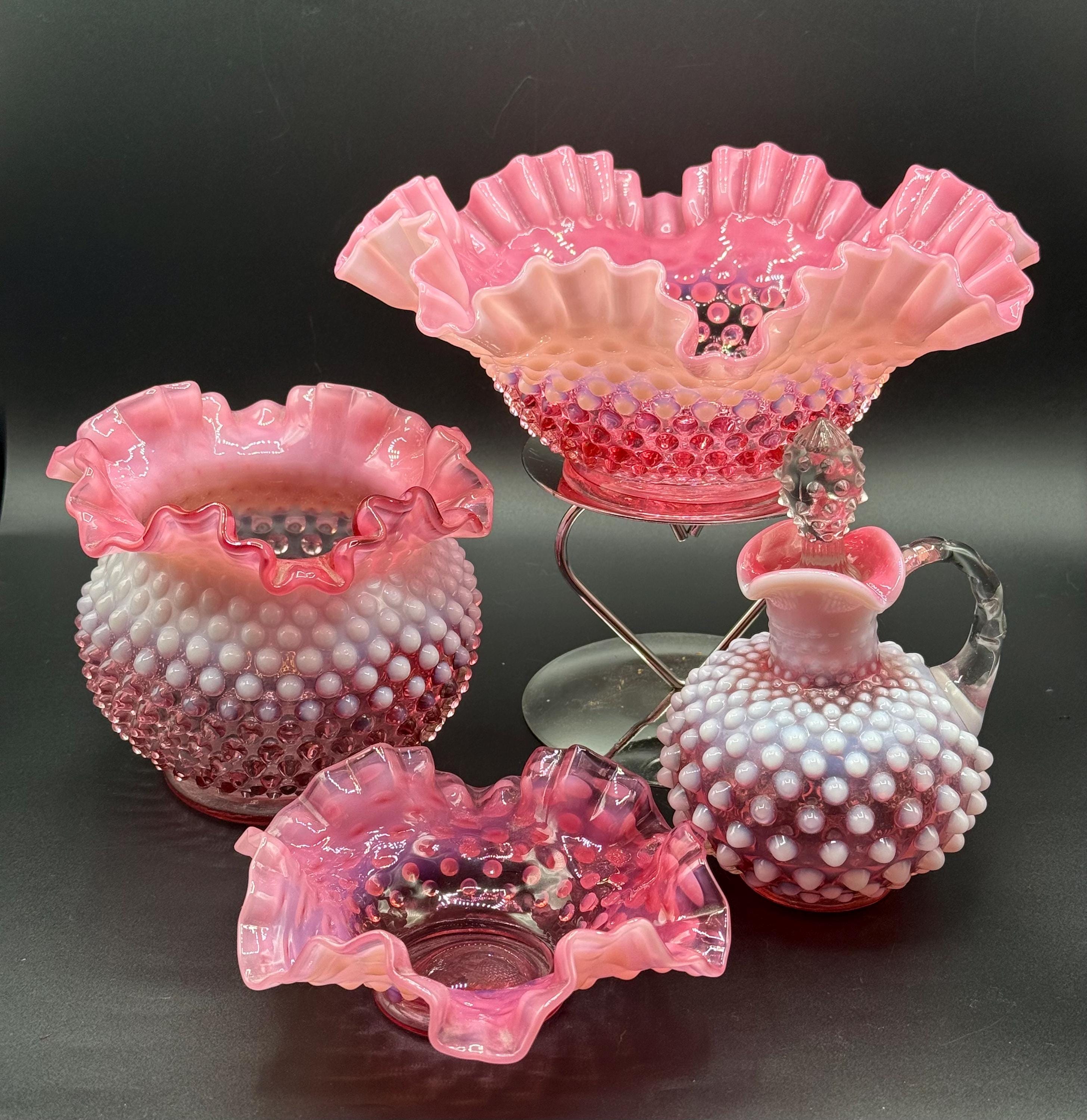 Fenton Rose Bowl - Etsy