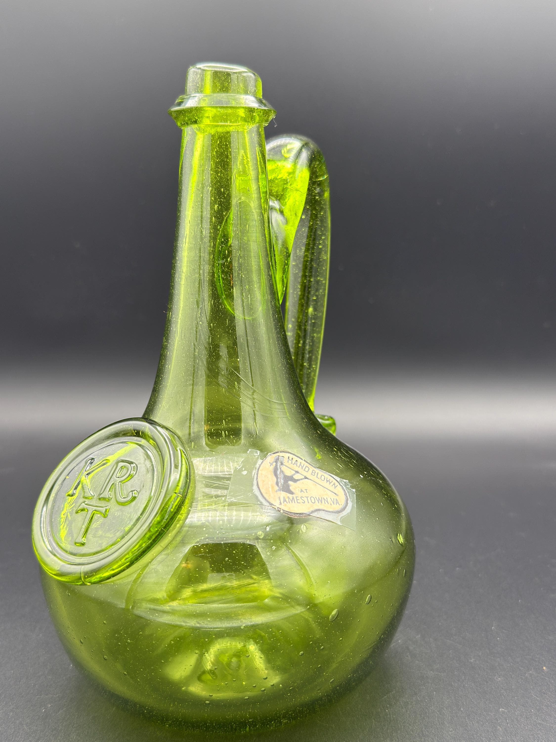 Green Wine Decanter — America's National Parks