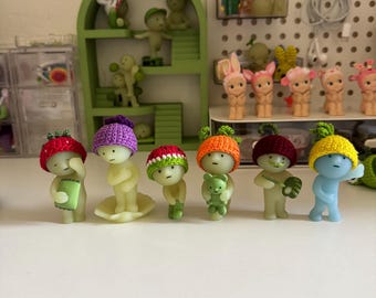 Smiski Crochet Hat Fruit