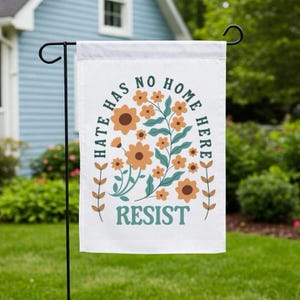 Subtle Anti Trump Garden flag, Resistance Yard flag, Liberal banner, FDT yard flag, Democrat Garden Sign, Liberal House anti-tump sign