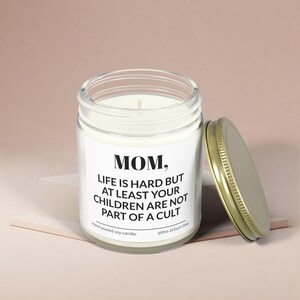 Democrat Mom gift, Anti-Trump Candle, Funny Political Gift, Democratic Mom Candle, Mother&#39;s Day Gift, Activism candle, anti-trump anti maga