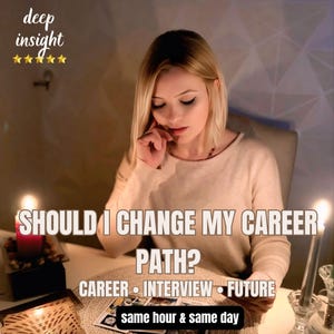 Dois-je changer de cheminement de carrière Lecture de tarot personnalisée Guide de carrière numérique Chemin de vie perspicace personnalisé Lecture Oracle