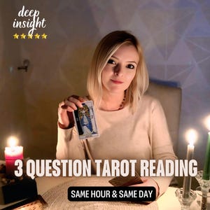 3 Question Tarot Reading, Fast and Accurate Tarot Card Reading, Same Day Honest Psychic Reading, Realistic Tarot, Trusted Tarot Insight