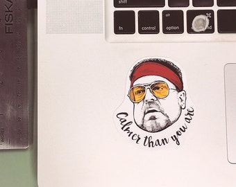 The Big Lebowski Vinyl Laptop Sticker | Phone Decal