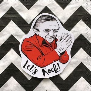 Let's Rock! Twin Peaks Vinyl Laptop Sticker | Phone Decal