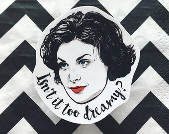 Audrey Horne Twin Peaks Vinyl Laptop Sticker | Phone Decal