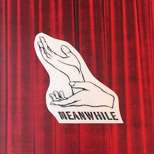 Meanwhile Twin Peaks Vinyl Laptop Sticker | Phone Decal