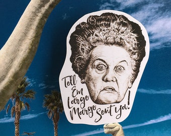 Large Marge Vinyl Laptop Sticker | Phone Decal