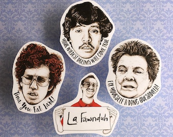 Napoleon Dynamite Vinyl Laptop Sticker | Phone Decal Set