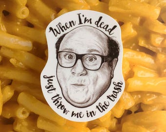 Frank Reynolds Vinyl Laptop Sticker | Phone Decal