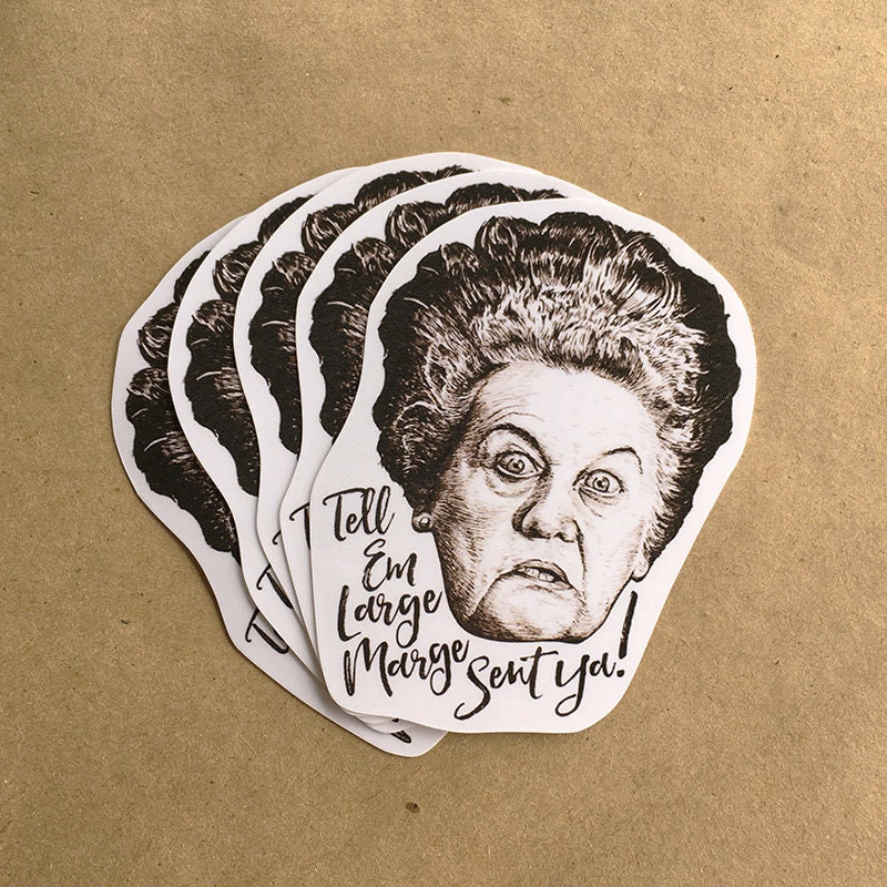 Large Marge Sticker Large Marge Vinyl Laptop Sticker | Phone Decal - Etsy