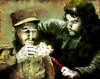 Fidel Castro and Che Guevara's Revolucion - 12x18 High Quality Art Print poster