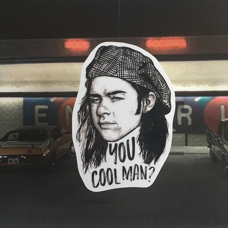 You Cool Man? Dazed and Confused Vinyl Laptop Sticker | Phone Decal