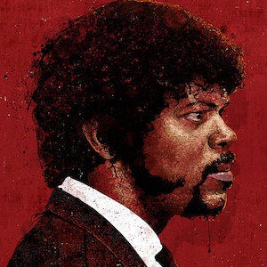 Pulp Fiction&#39;s &quot;Waiting For the Wolf&quot; - 12x18 signed and dated art print poster