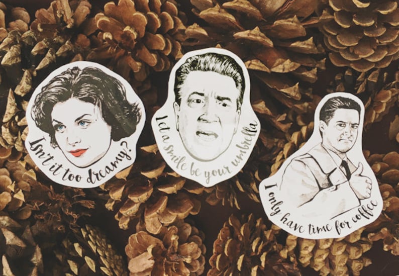 Twin Peaks Mountains STICKER VINYL DECAL TWIN PEAKS COOPER RR DAVID LYNCH BOB - Foto 14