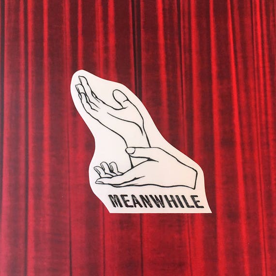 Meanwhile Twin Peaks Vinyl Laptop Sticker | Phone Decal