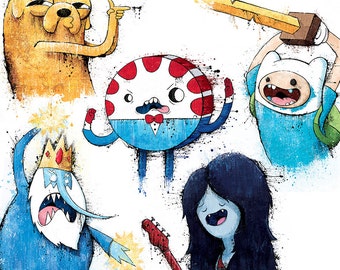 Adventure Time Painting - Etsy Canada
