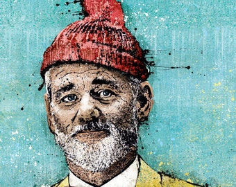 Steve Zissou's "This Is the Life" - 18x24 archival art print poster