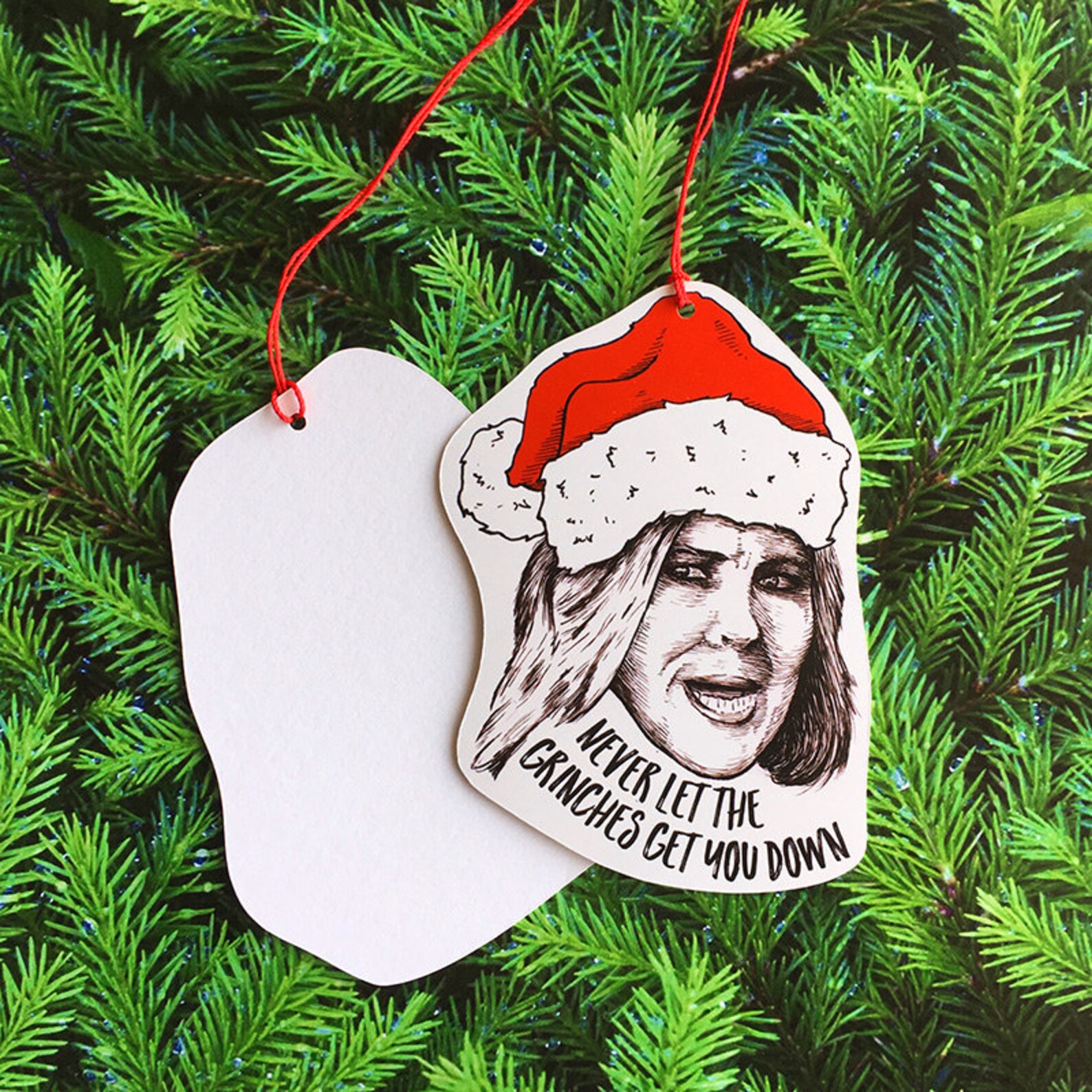 Schitt's Creek Paper Christmas Tree Ornament Set of 4 Etsy Hong Kong