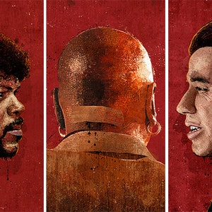 The Pulp Fiction Collection (3 Unique Prints) - 12x18 signed and dated art prints poster