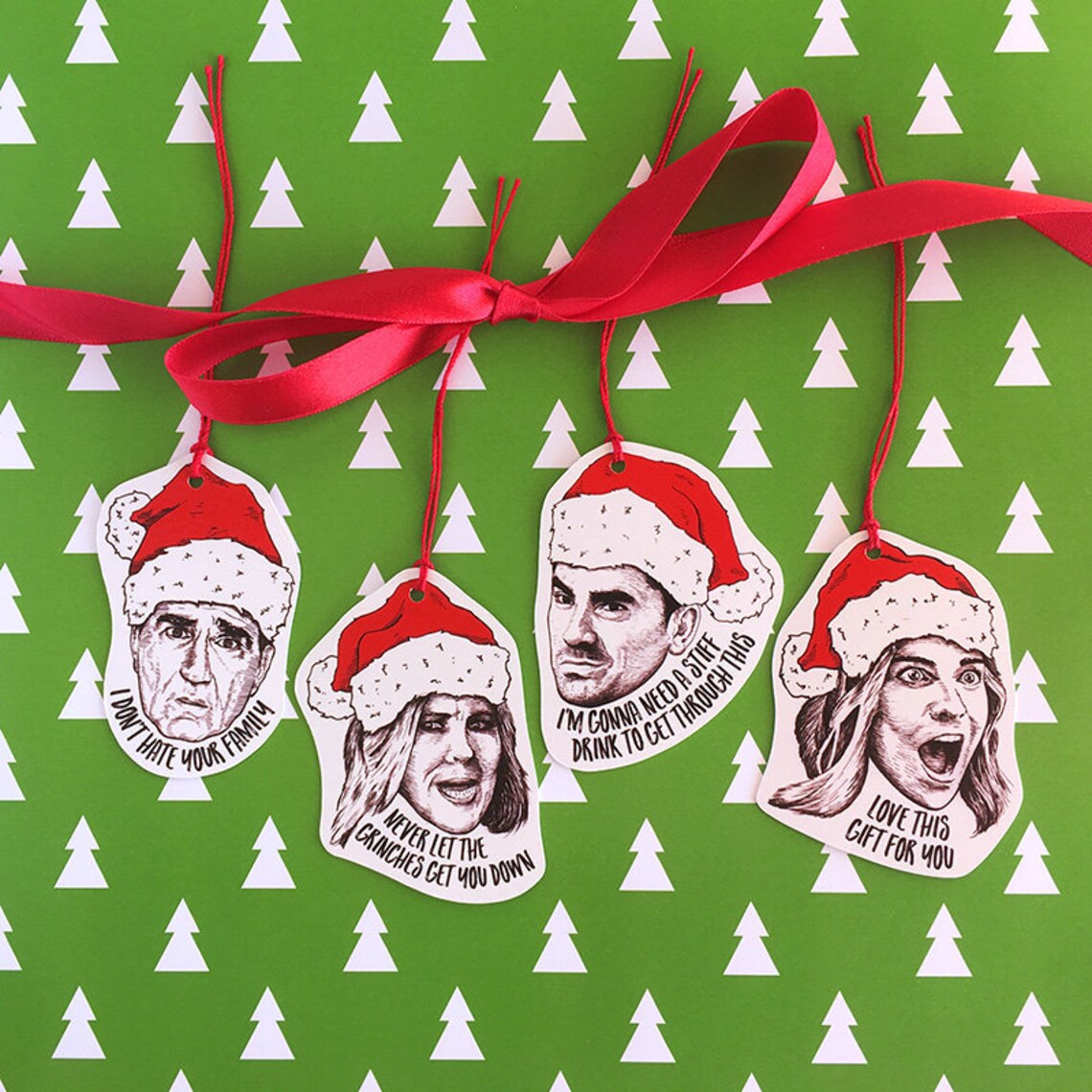 Schitt's Creek Christmas Gift Tag Set of 8 - Etsy
