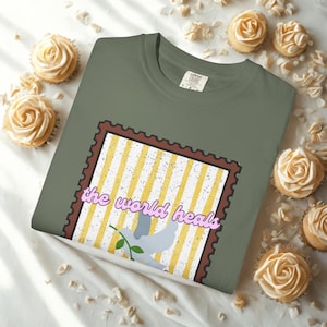 die welt heilt wenn der ort beginnt hippie shirt tshirt boho shirt tshirt shirt Peacezeichen tshirt shirt tshirt hippie tshirt tshirt hippie shirt hippie shirt boho shirt tshirt