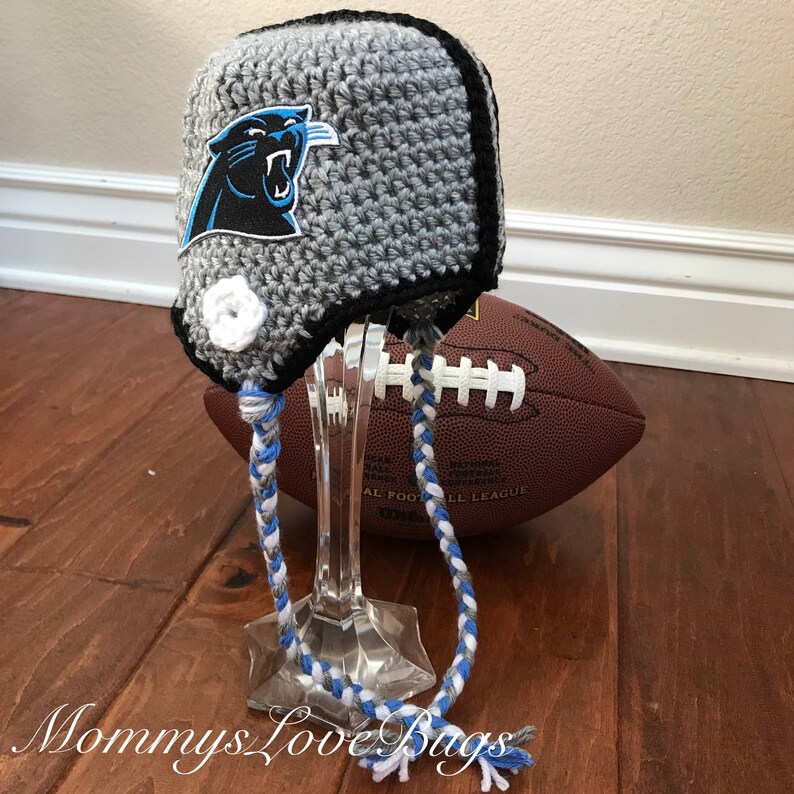 Football Helmet any Team Crochet Beanie Newborn Through 4T Etsy