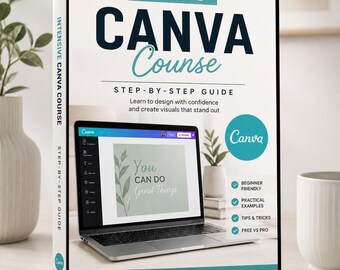 Cours intensif Canva pour débutants, guide PDF sur la conception numérique (espagnol)