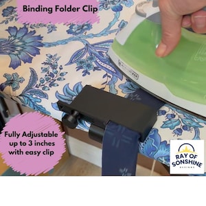Binde-Ordner Clip zum Binden von Quilts, voll einstellbare Breite bis zu 7,5 cm - einfach bindendes Werkzeug - Clip- oder Klemm-Optionen NEU!
