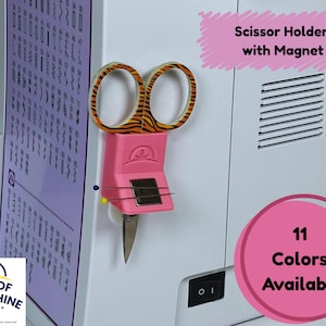 Magnetic Scissor Holder, -Scissor Sheath Small - Great for holding needles and other metallic items