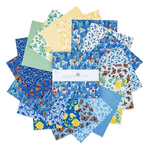 Friendship Florals Layer Cake 10&quot; Stacker Bundle - Riley Blake Designs - 42 piece Precut  - 10-15840-42