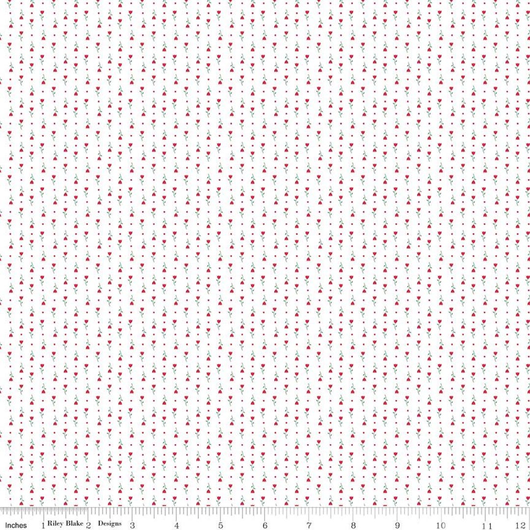 Hush Hush 5 Tiny Tulips - Riley Blake Designs - Cotton Fabric by the ...