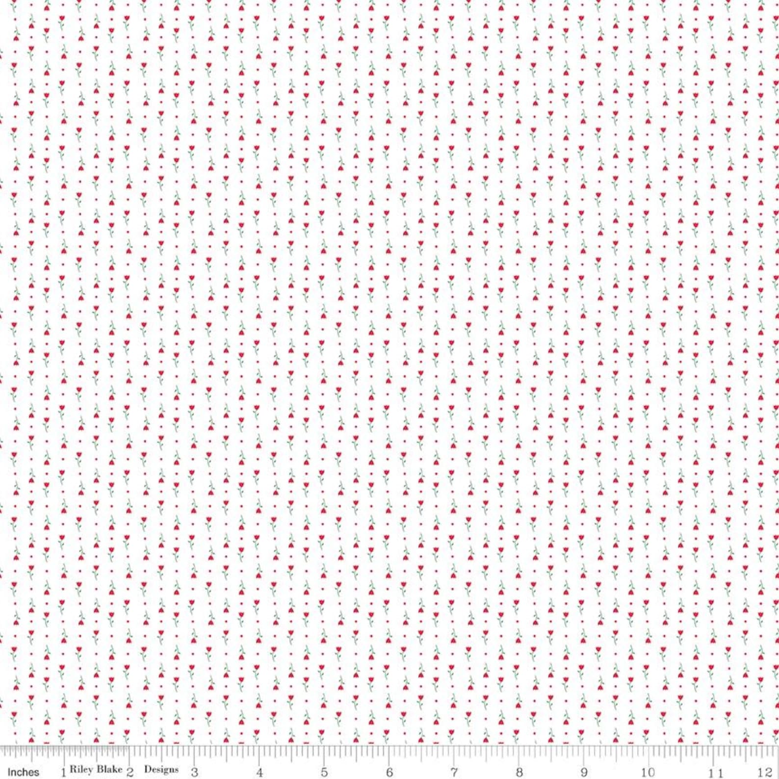 Hush Hush 5 Tiny Tulips - Riley Blake Designs - Cotton Fabric by the ...
