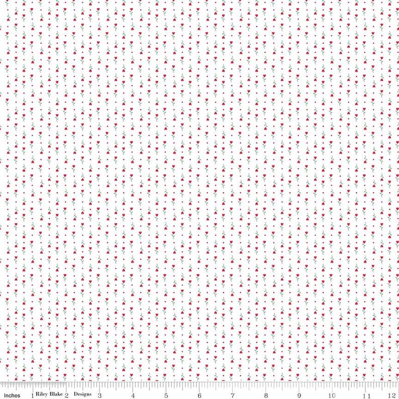 Hush Hush 5 Tiny Tulips - Riley Blake Designs - Cotton Fabric by the ...