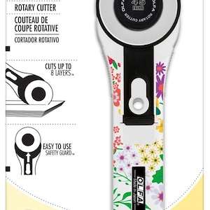 OLFA 45mm Printed Handle Rotary Cutter
