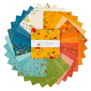 First Blooms Layer Cake 10&quot; Stacker Bundle - Riley Blake Designs - 42 piece Precut  - 10-16320-42 - Floral Fabric