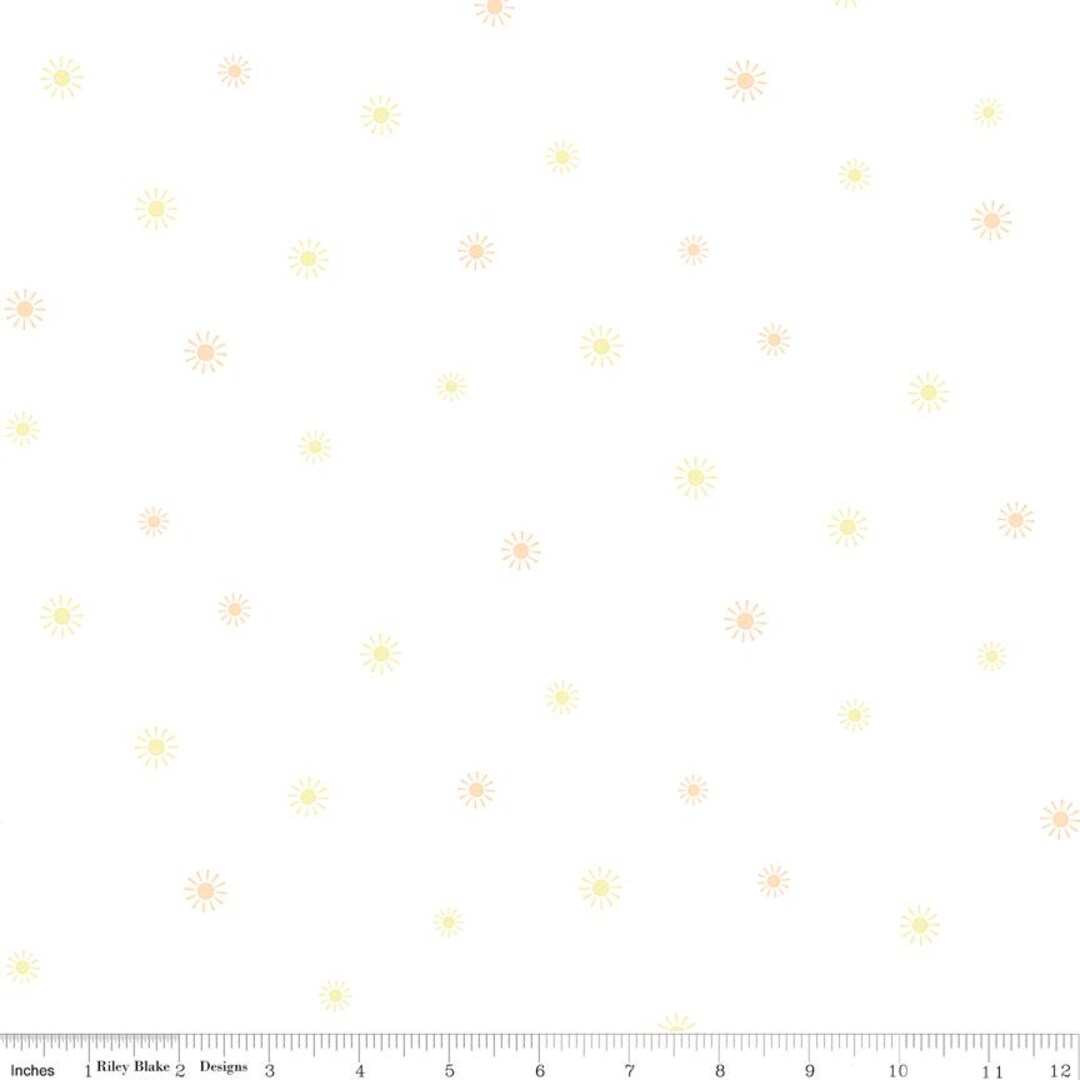 Hush Hush 5 Sunny Days - Riley Blake Designs - Cotton Fabric by the ...