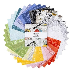 Sewing Seeds III Layer Cake 10&quot; Stacker Bundle - Riley Blake Designs - 42 piece Precut Pre cut - Quilting Cotton Fabric - 10-15680-42
