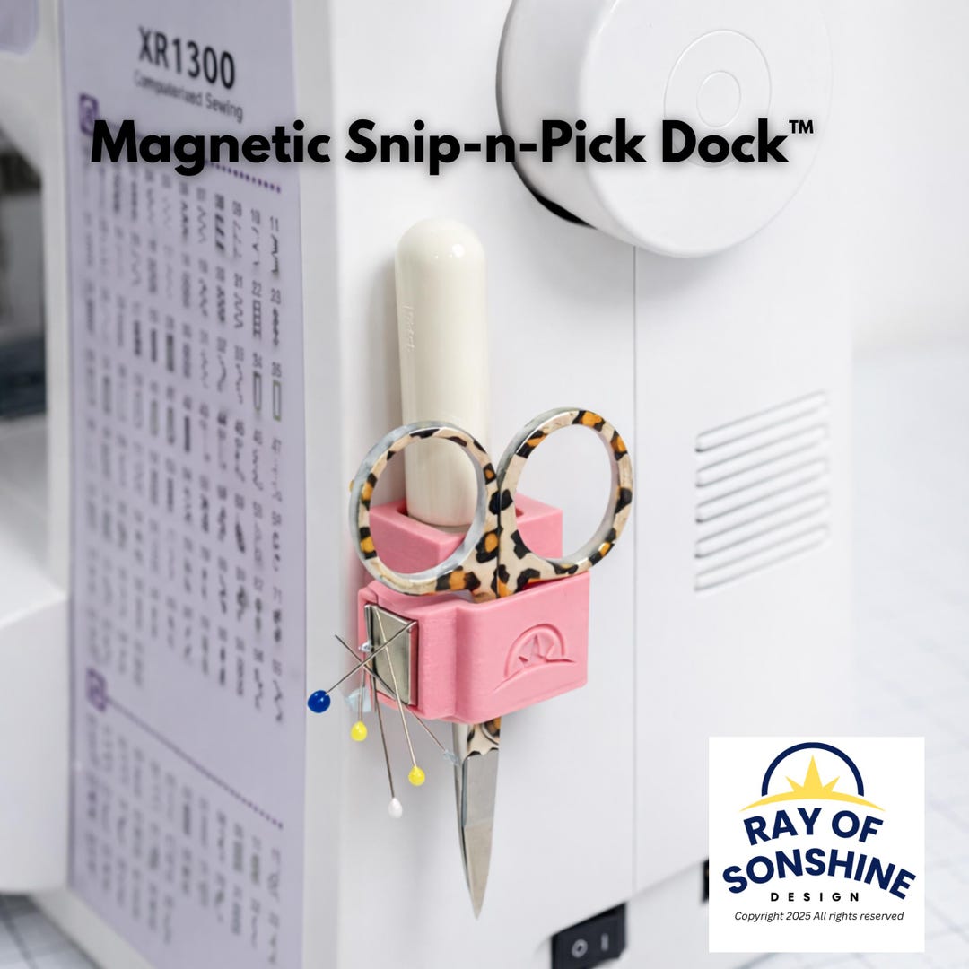 Magnetic Seam Ripper Holder for Sewing Machine | Scissor & Pin ...