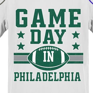 Game Day Philadelphia Shirt, Philly Football Tee, Eagles Game Day Shirt, Tailgate Shirt, Unisex Football Fan Shirt, Philadelphia Pride Tee