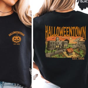 Halloweentown Est 1998 Sweatshirt, Halloweentown University, Retro Halloweentown Sweatshirt, Spooky Fall Sweatshirt, Halloween Sweatshirt