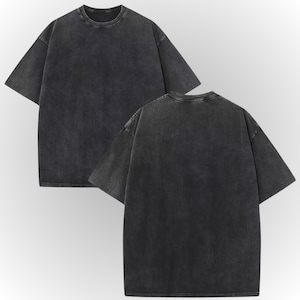 Camiseta extragrande con efecto desteñido, camiseta retro vintage con efecto desteñido mineral, top estilo años 90 con efecto desteñido mineral, camiseta grunge unisex 100% algodón desgastada