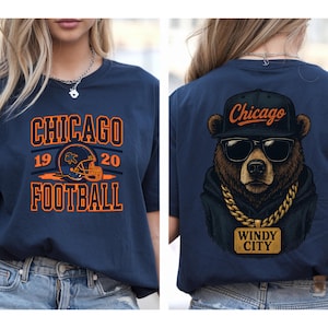 Vintage Chicago Football T-Shirt: 90s Bear Design