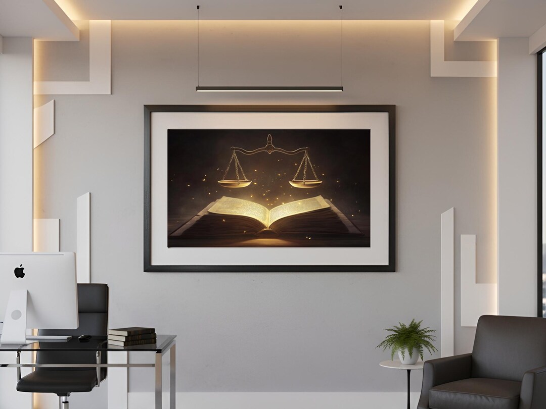 Law Firm Wall Art Print, Modern and Exclusive Poster! - Etsy