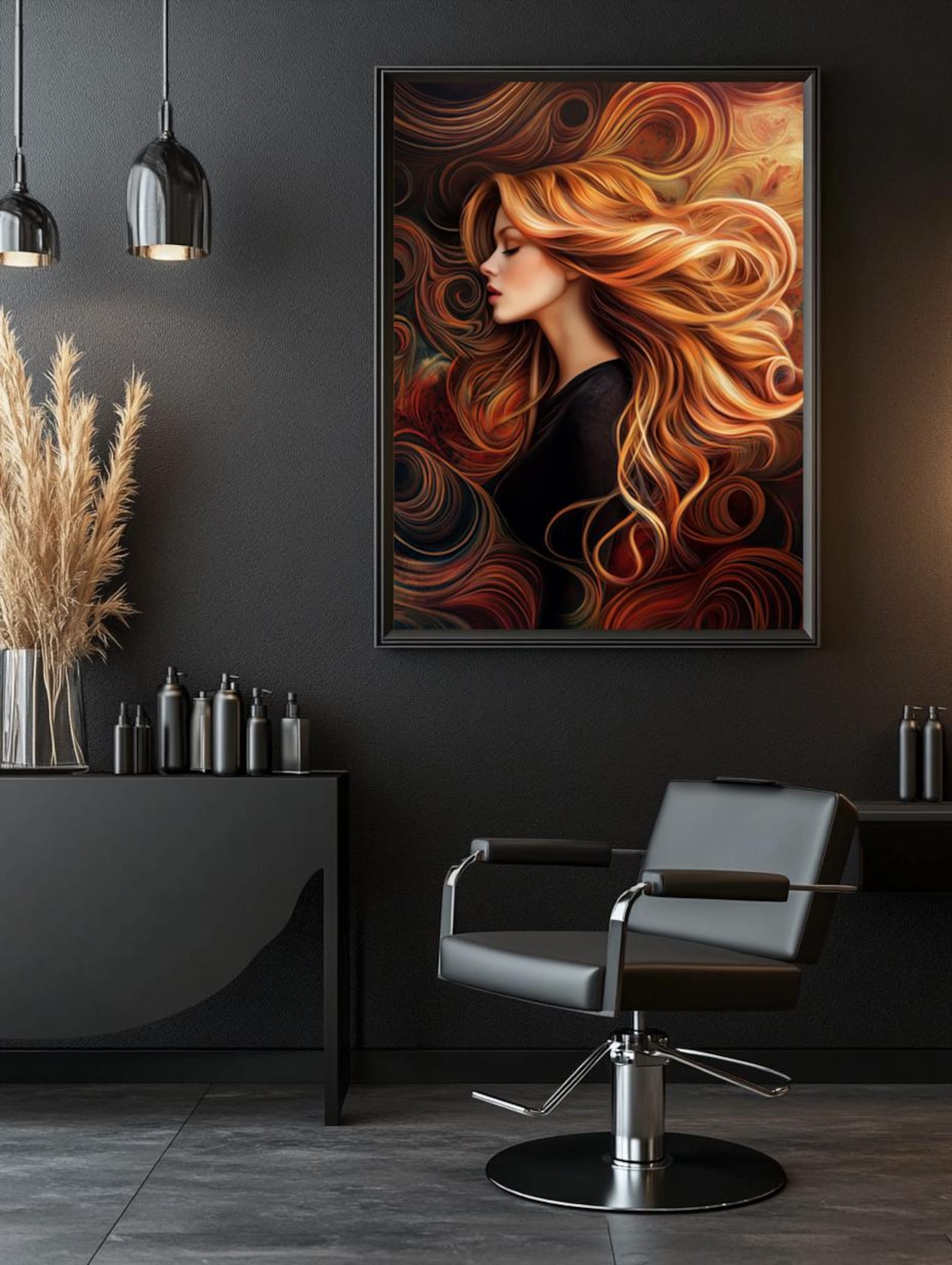 Hair Salon Wall Art Print, Modern and Exclusive Poster! - Etsy