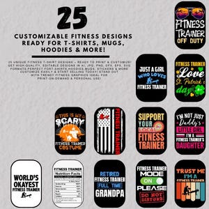 Gym & Fitness SVG Bundle: Motivational Workout Designs (Digital Download)