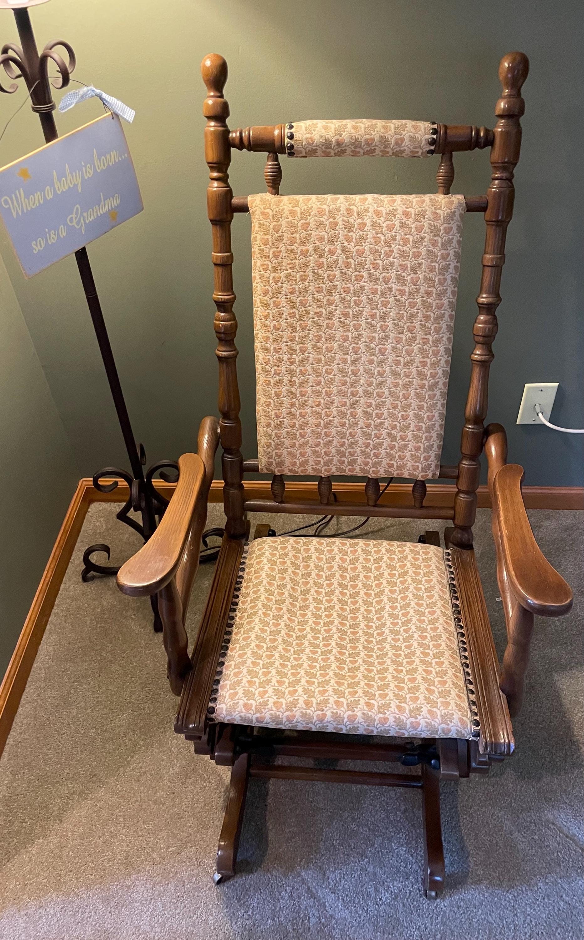 Vintage English Antique Eastlake Rocker Victorian Rocking Chair, Circa ...
