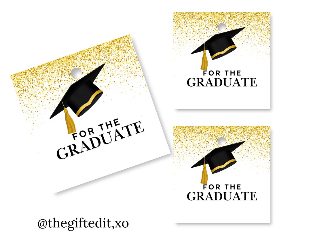 Happy Graduation Gift Tag | DIGITAL DOWNLOAD | Grad Gift Tag ...